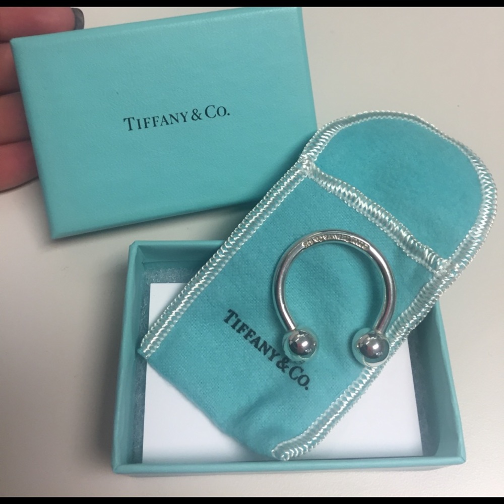 Authentic Tiffany & co key ring