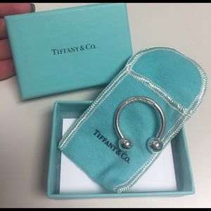 Authentic Tiffany & co key ring