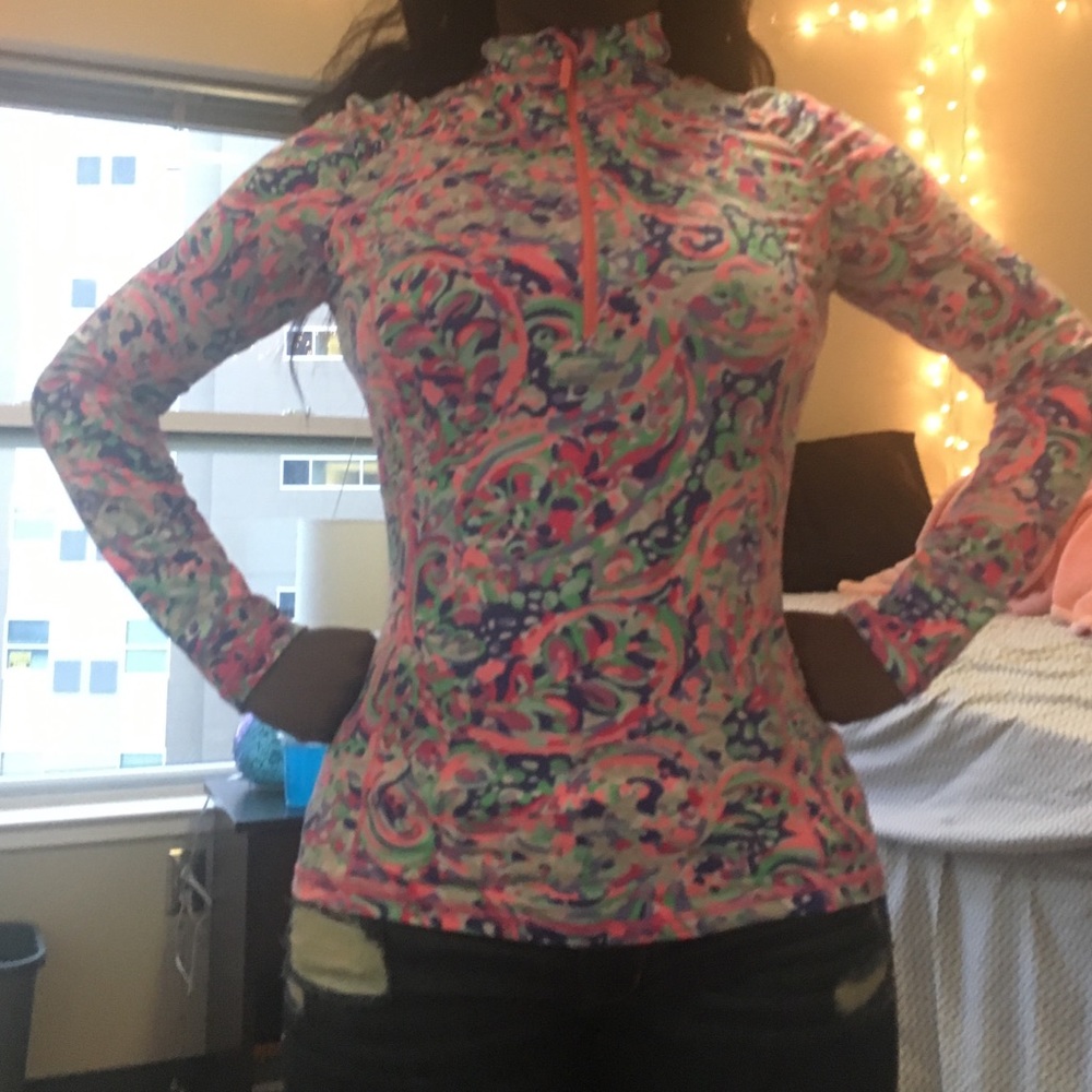 Lilly Pulitzer half zip popover