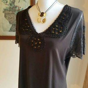 A beautiful brown top