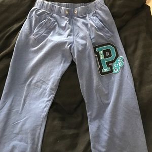 Pink Victoria secret sweat pants💙