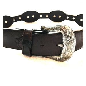 Leather belt