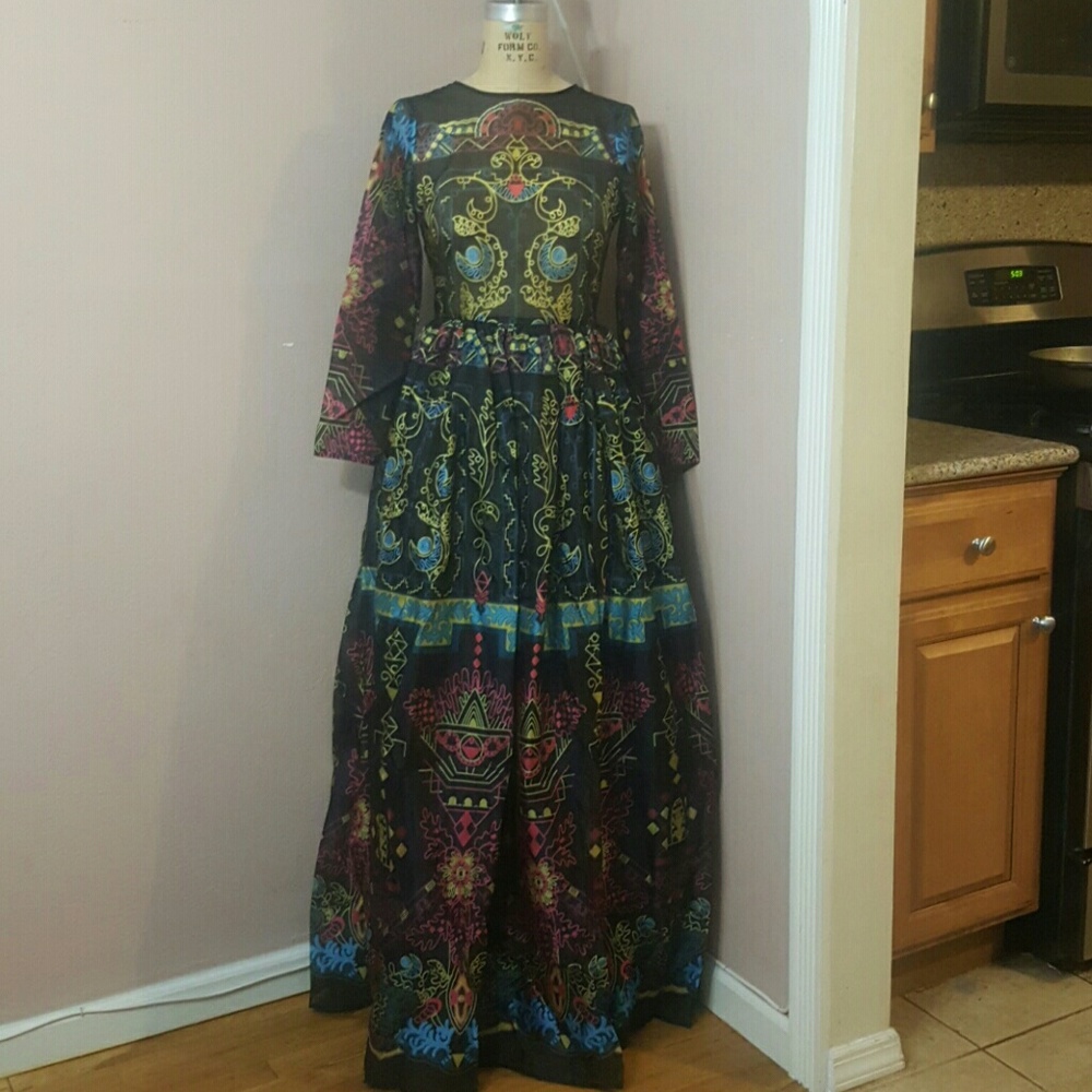 Maxi dress tribal