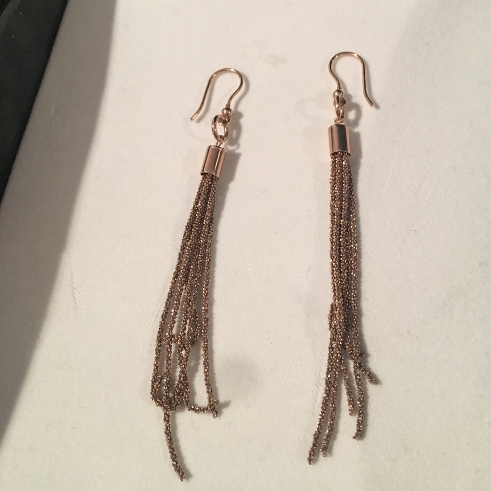 Silver and gold plated earrings