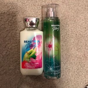 Bath and body works beautiful day set
