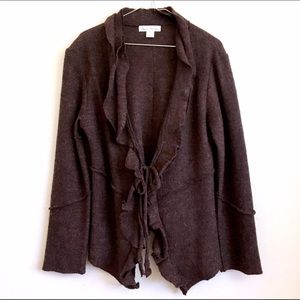Gorgeous Brown Lambswool Sweater Marisa Christina