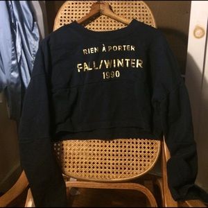 RIEN A PORTER cropped sweater