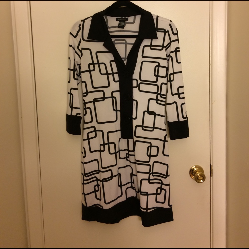 BCBG Collared Dress