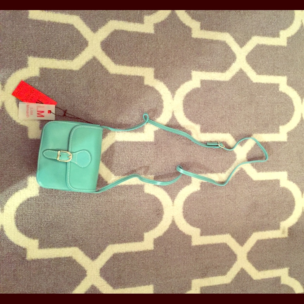 Lisa Minardi Teal Crossbody