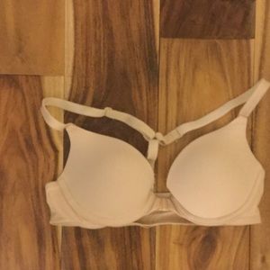 Victoria's Secret PINK nude t shirt bra 32A