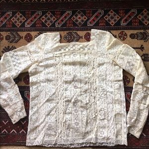 Vintage lace top