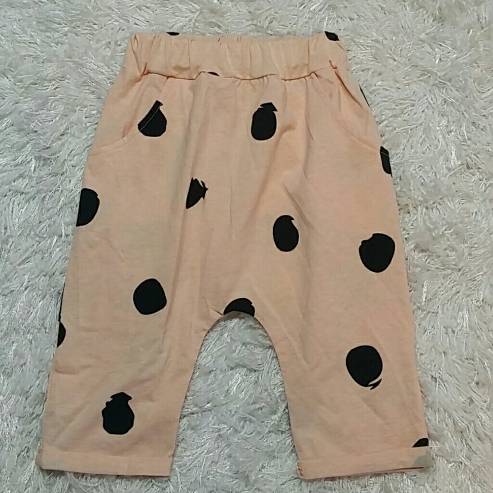 SALE***Peach Colored polka dots Harem pants. :) - Picture 1 of 4