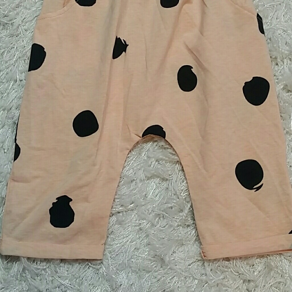 SALE***Peach Colored polka dots Harem pants. :) - Picture 3 of 4