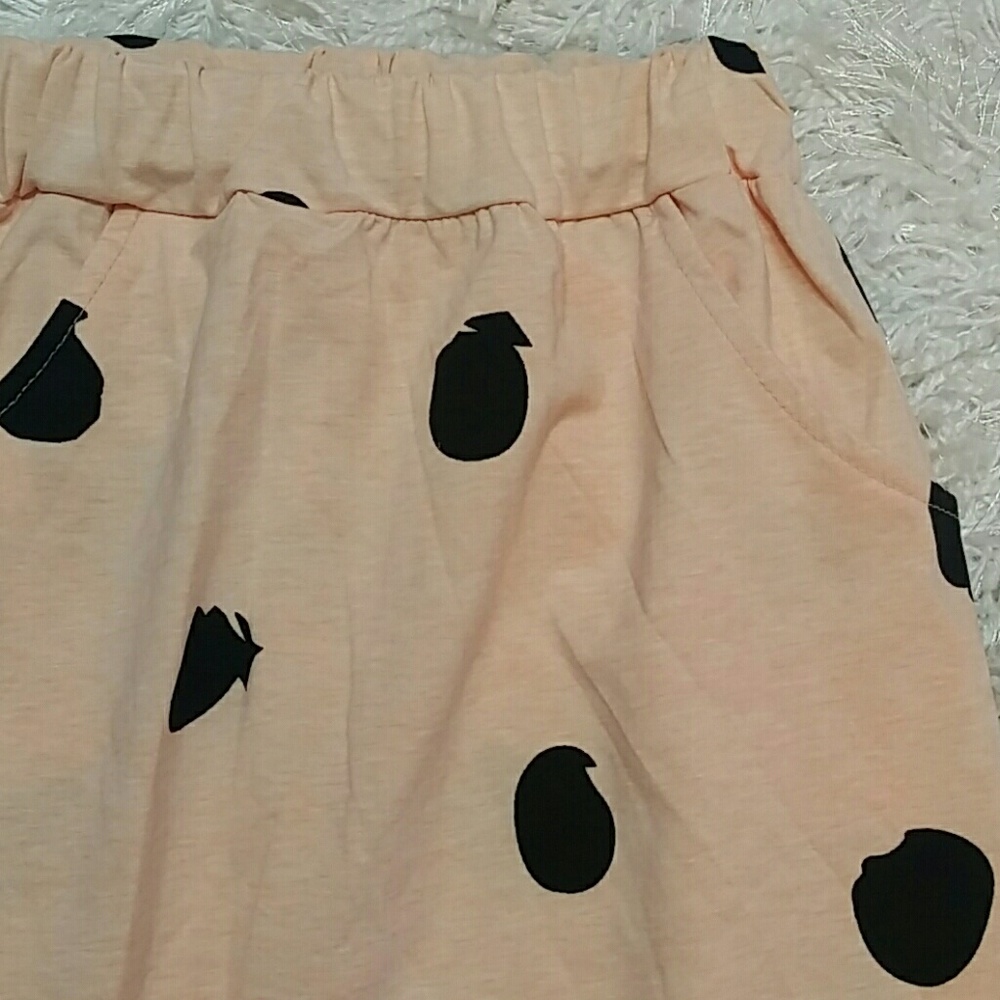 SALE***Peach Colored polka dots Harem pants. :) - Picture 4 of 4