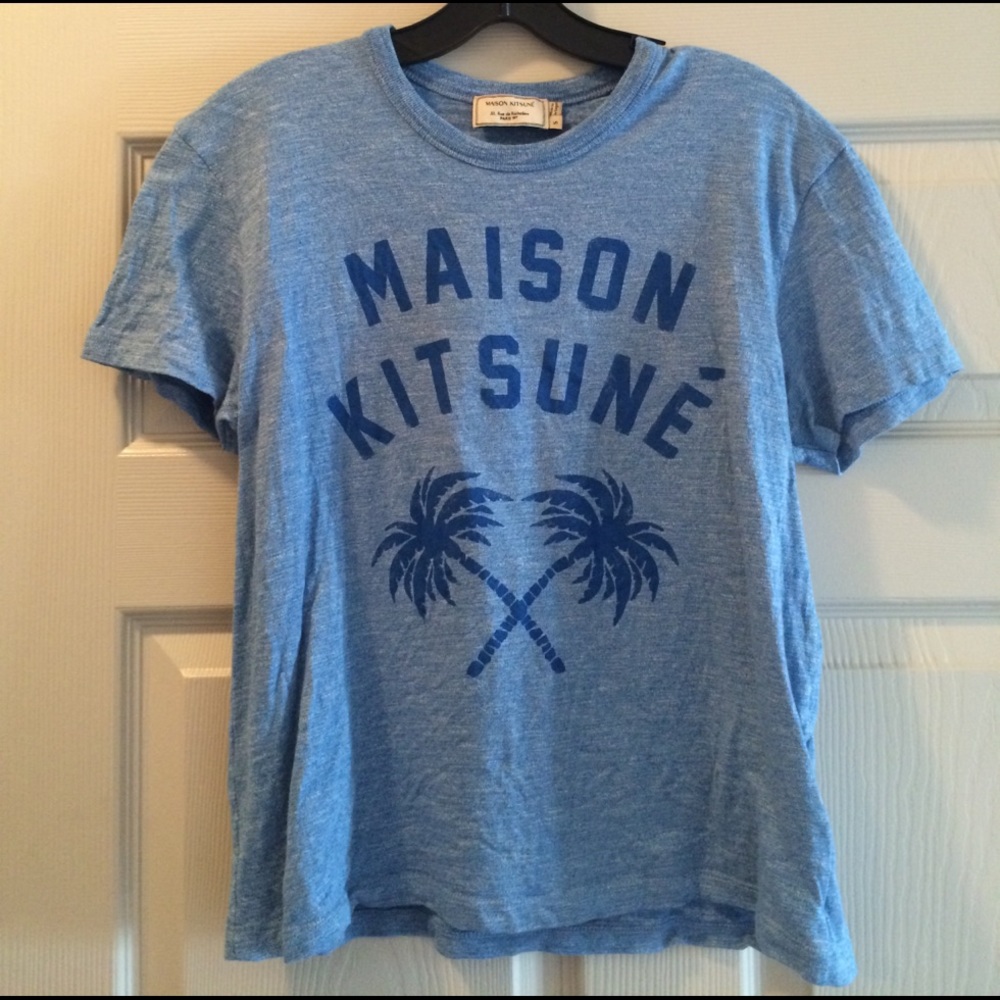 Maison Kitsuné slightly cropped T