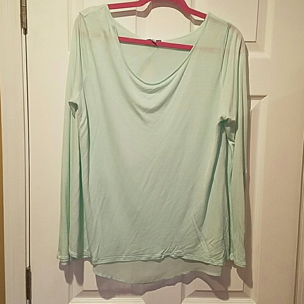 Sea green long or short sleeve shirt