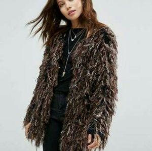 Fun shaggy cardigan