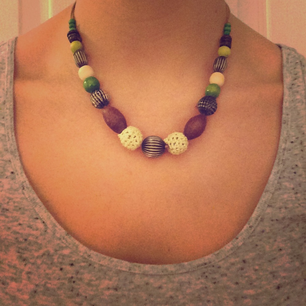 Bohemian beaded necklace