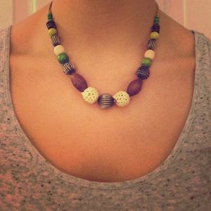 Bohemian beaded necklace
