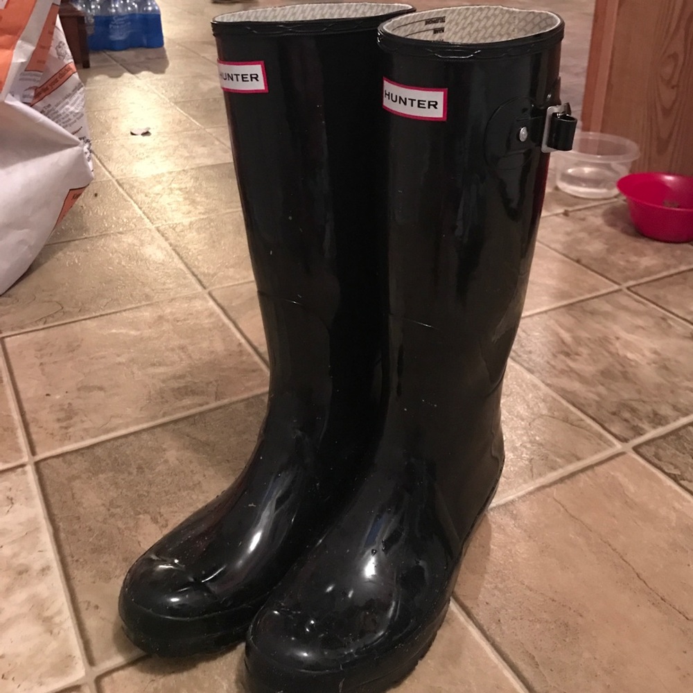 Hunter rain boots size 9