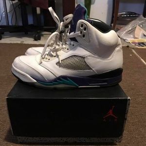Air Jordan 5 White Grape