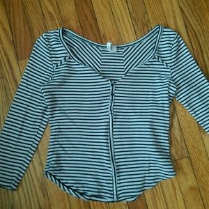 FREE PEOPLEWe The Free Med Striped Crop Top