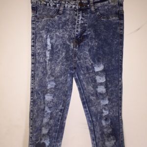 Acid Washed Highwaist Skinny