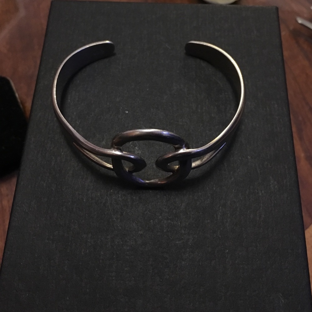 Sterling silver cuff bracelet - Picture 3 of 7