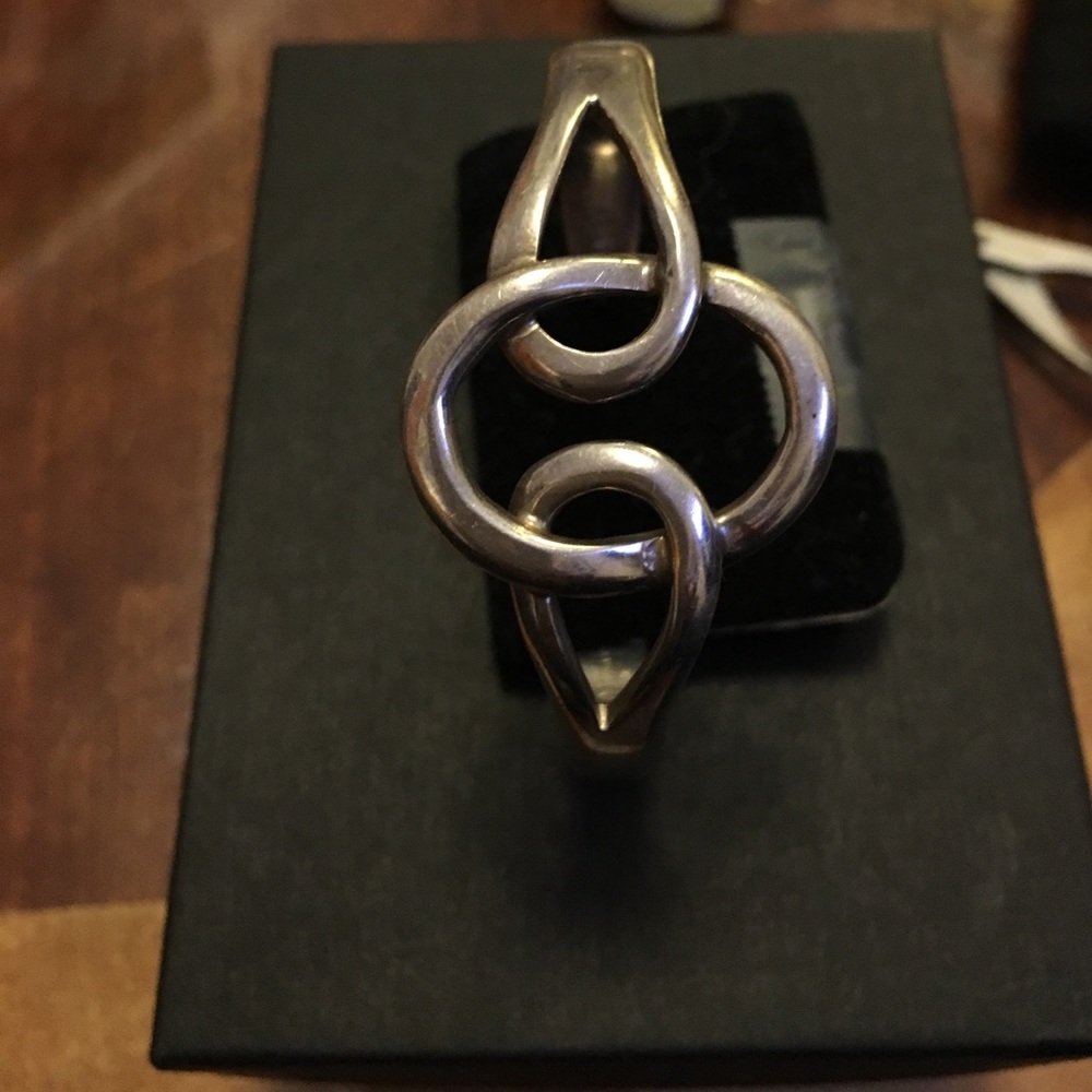 Sterling silver cuff bracelet
