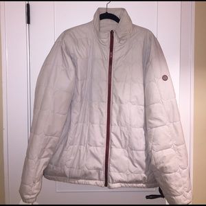 Reversible Timberland jacket.