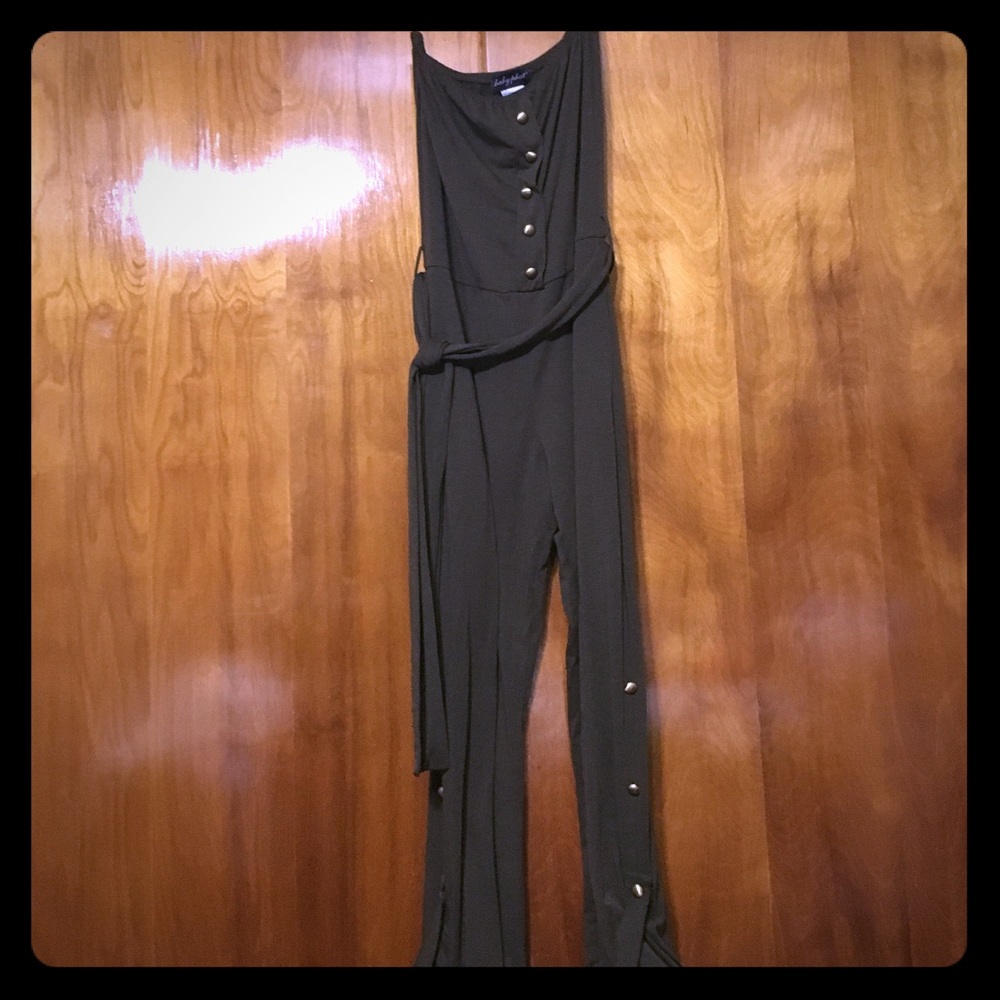 Baby Phat Army Green Sleeveless Jumpsuit Romper SM