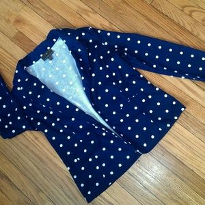 Fenn Wright Manson Polka Dot MD Jersey Knit Blazer