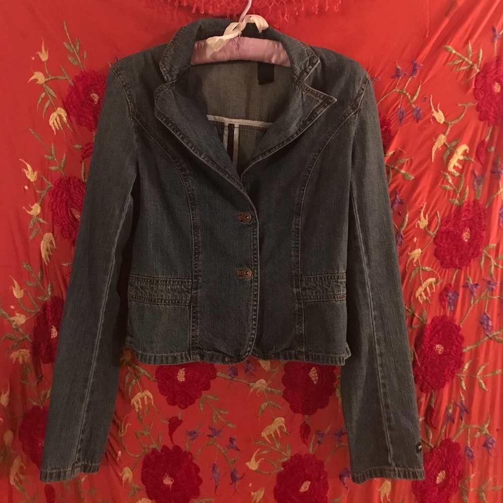 DKNY denim jacket.