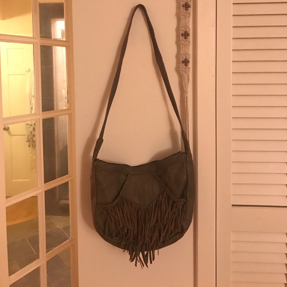 Vintage fringe bag