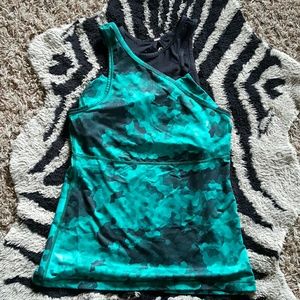 Lululemon Tank with bra sz 10
