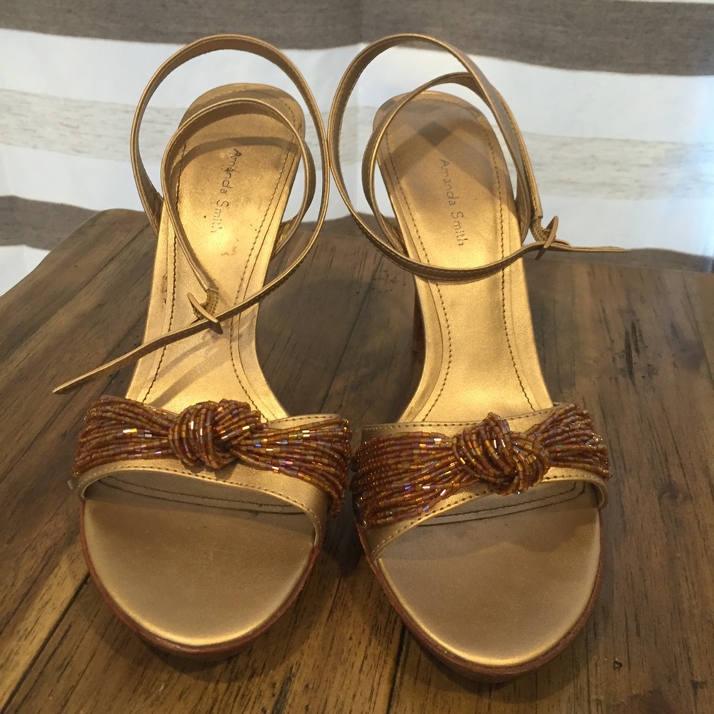 Beautiful beaded heels