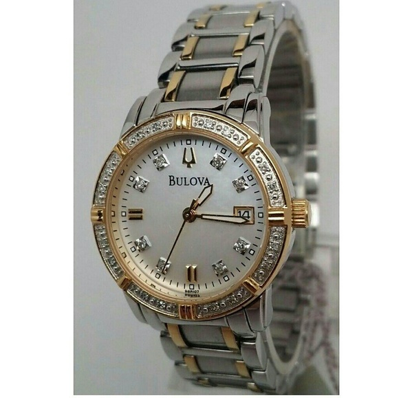 Big sale,NWT Bulova Diamond Stainless watch