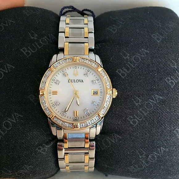 Big sale,NWT Bulova Diamond Stainless watch main image 6