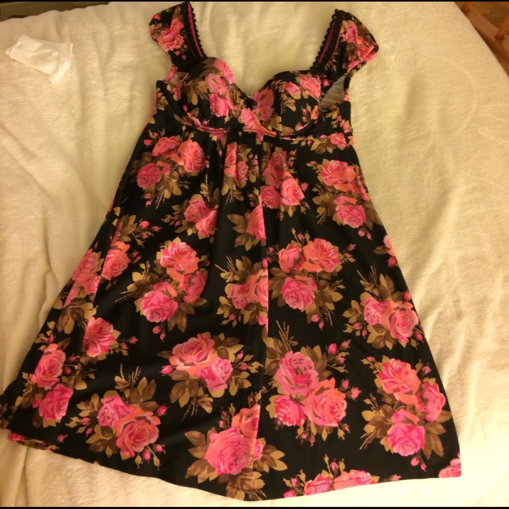 Rose Babydoll Dress