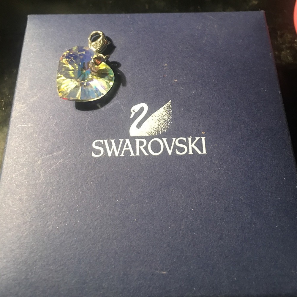 Authentic Swarovski heart pendant