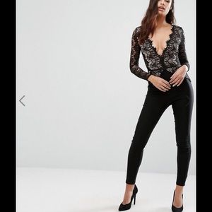 Black & Lace Jumpsuit, Never Worn