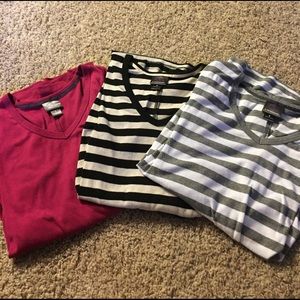 Oh Baby long sleeved cotton maternity tops.