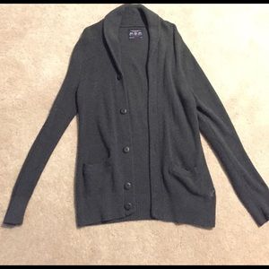American eagle men's cardigan gray size large