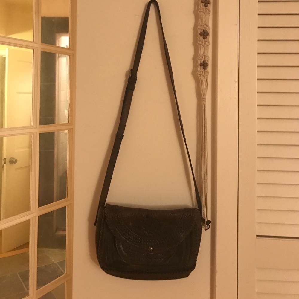 Patricia Nash brown leather bag