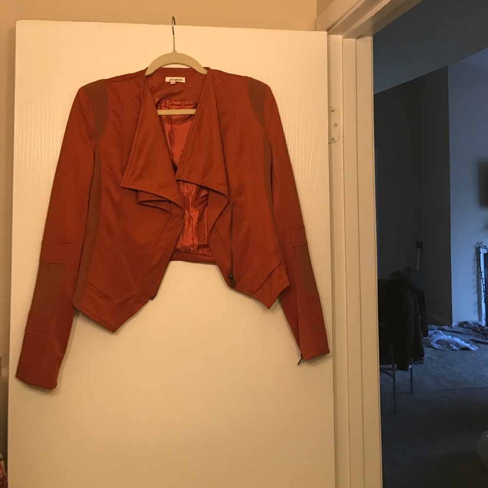 Burnt orange blazer