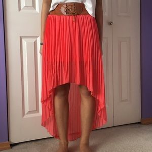 High-Low Maxi Skirt