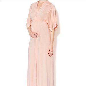Rachel Pally caftan maternity maxi dress rosewater