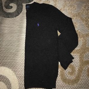 Charcoal Polo Sweater