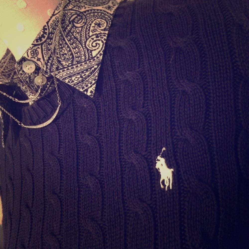 Ralph Lauren Sport Cable Knit Sweater