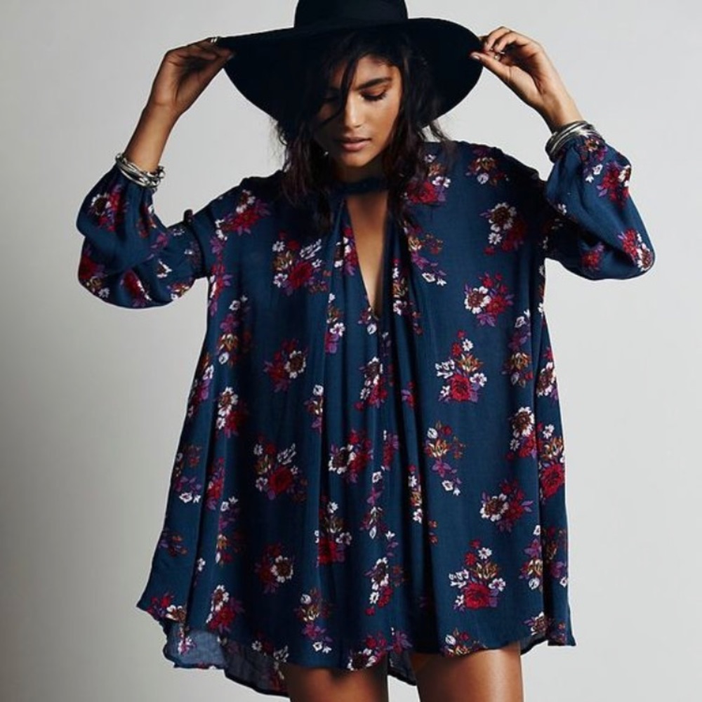 💥💥hostpick💥💥Free people retroprint swing tunic